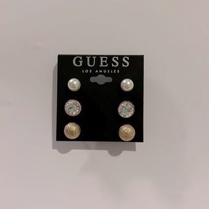 Guess Earrings -3 pairs